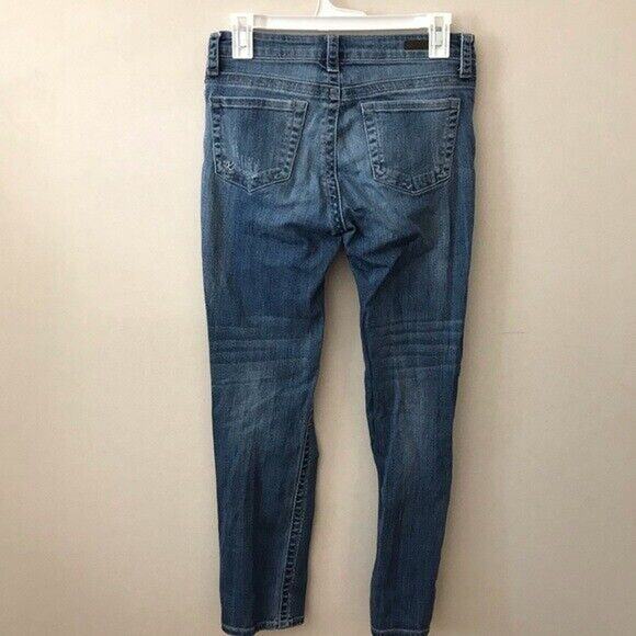 Kut From The Kloth Stevie Ankle Skinny Distressed Womens Size 2/26 - Picture 6 of 7